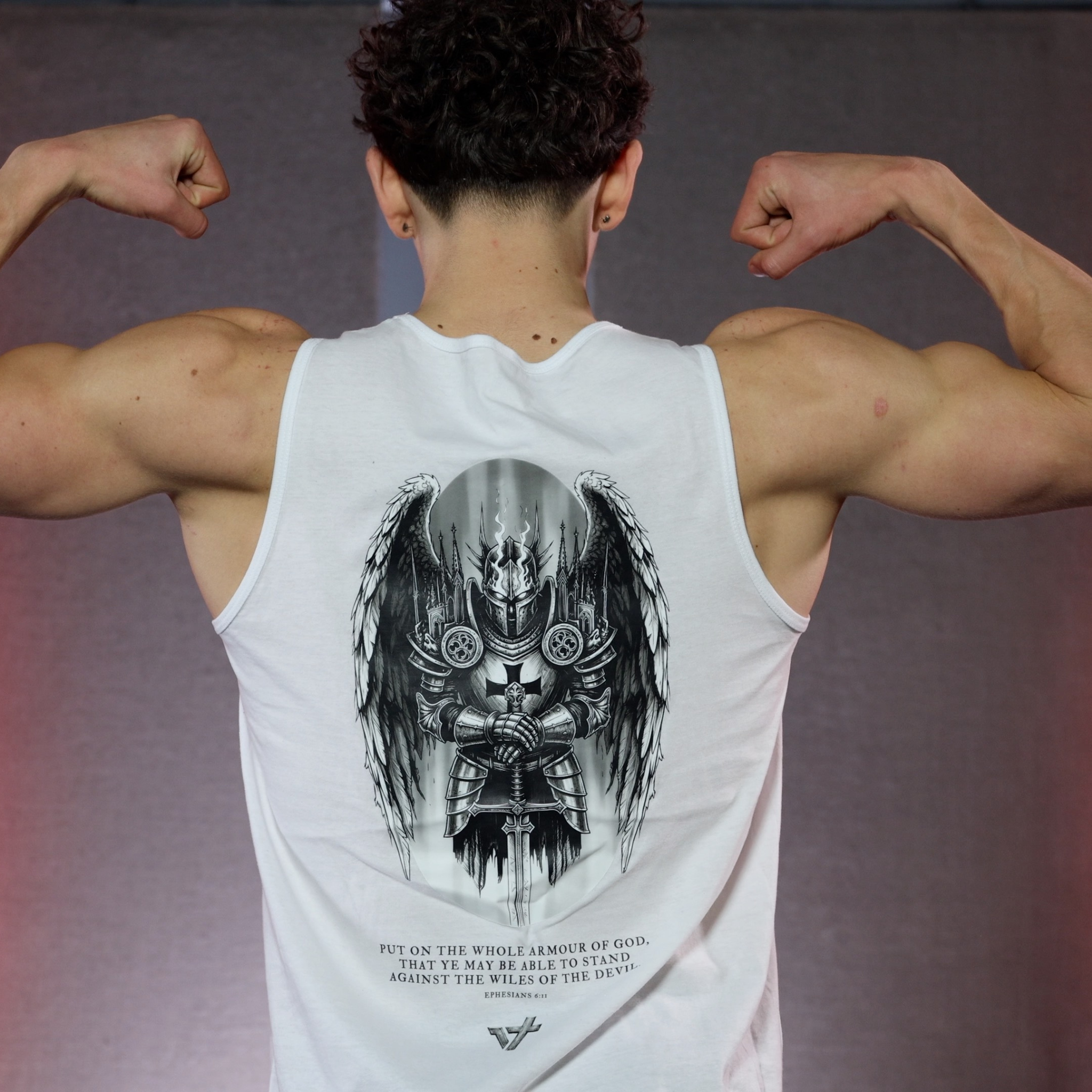 Arch Angel Gym Graphic Vest // Classic Cotton Cut