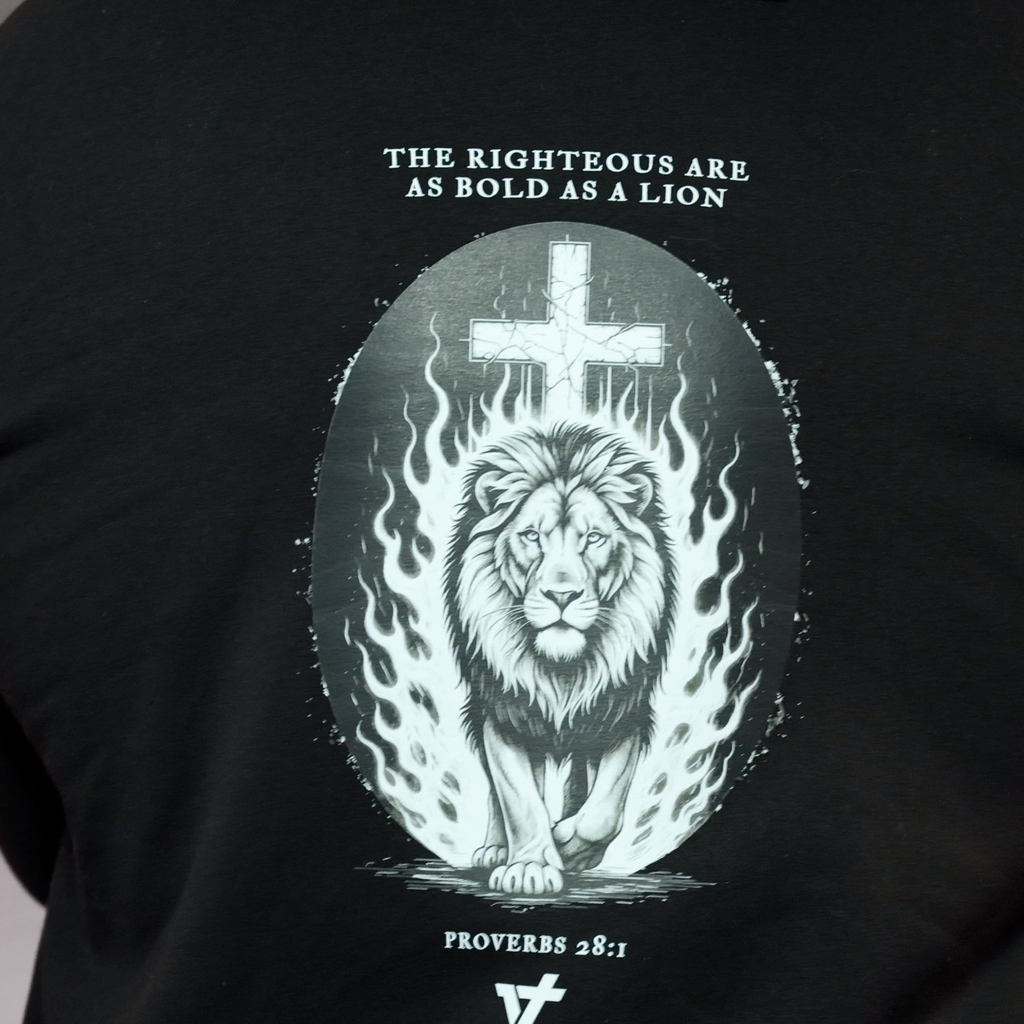 Lion Oversized Graphic Hoodie // Heavyweight Premium Unisex