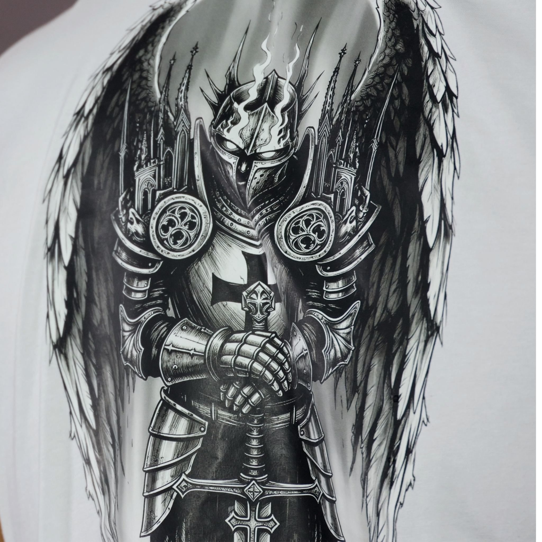 Arch Angel Oversized Graphic Tee // Heavyweight Organic Cotton