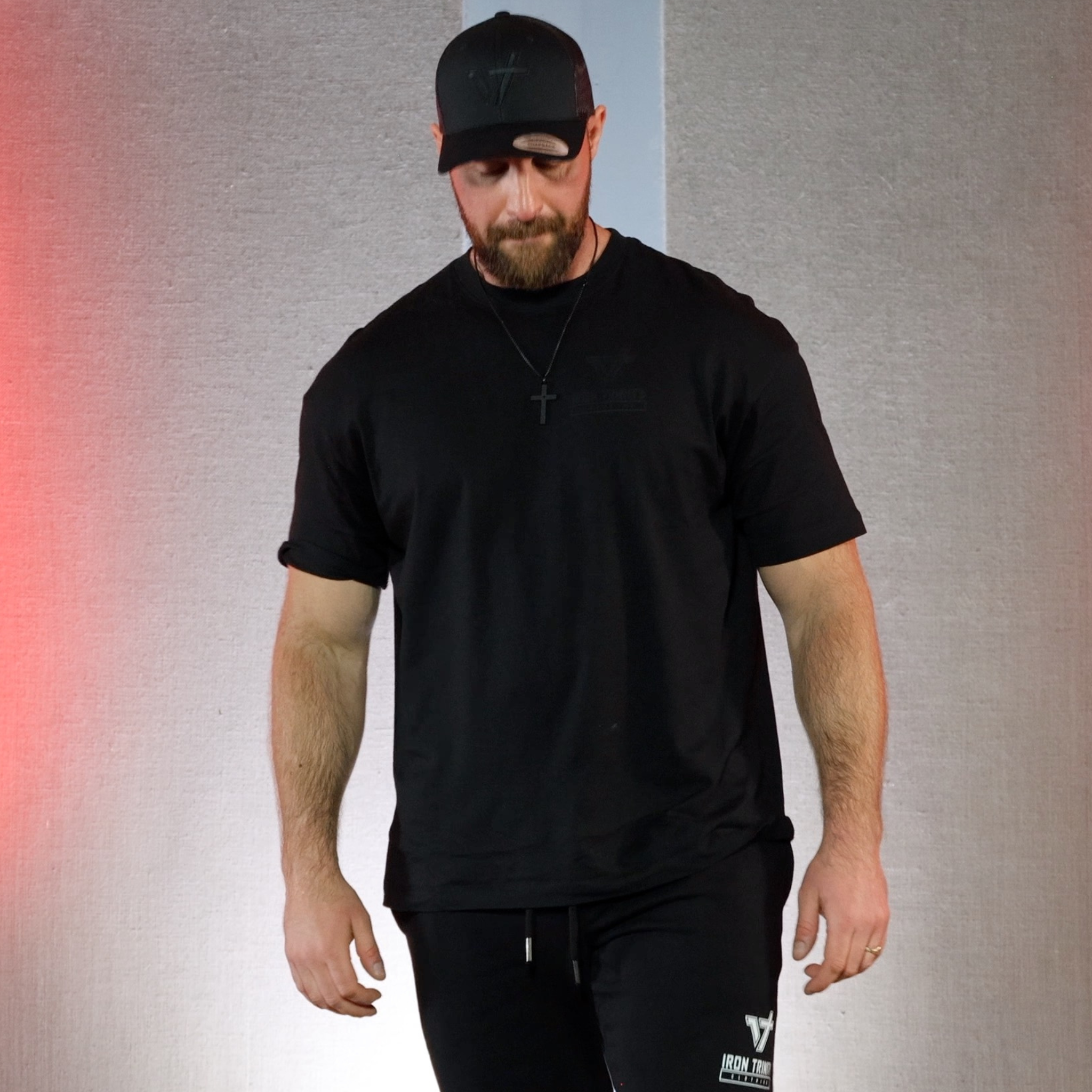 Black on Black Oversized Tee // Limited Edition