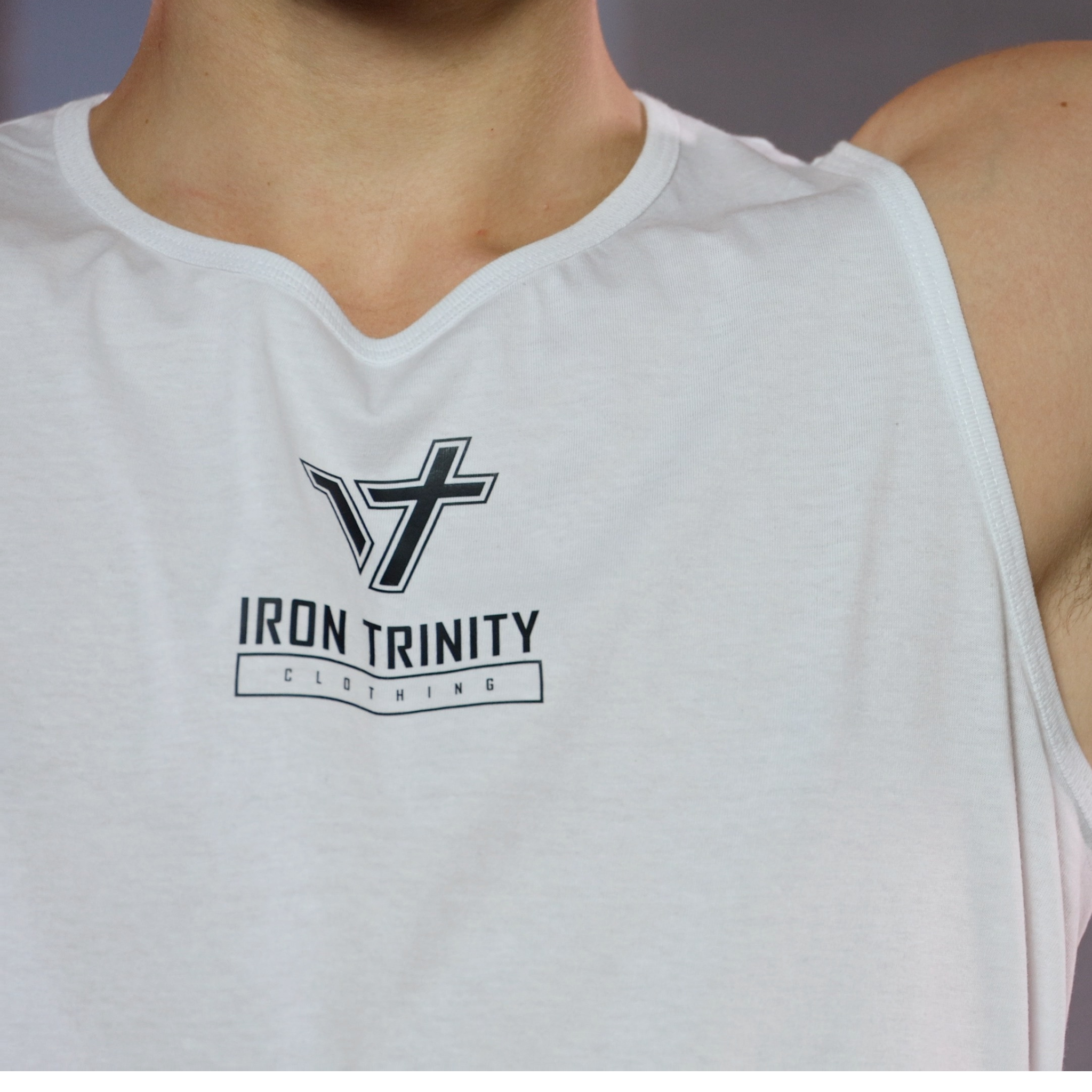 Arch Angel Gym Graphic Vest // Classic Cotton Cut