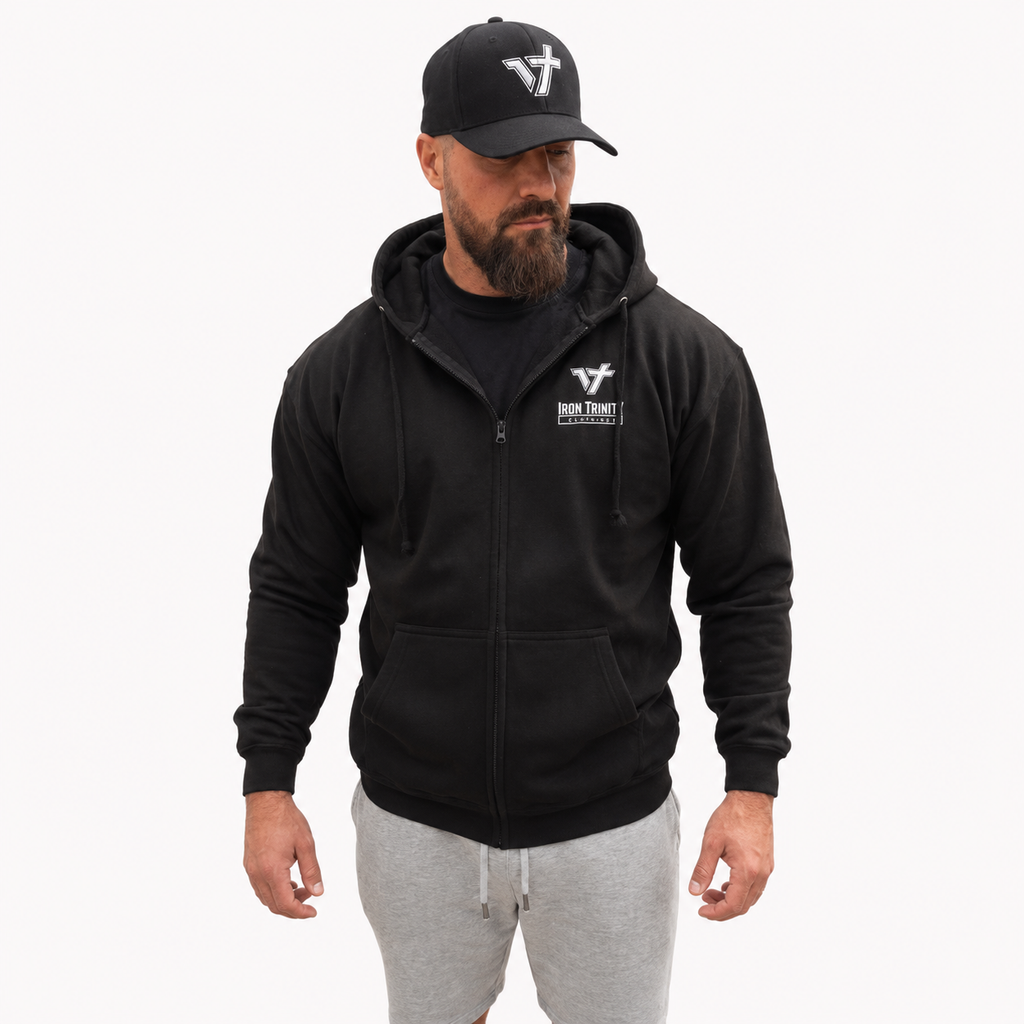 Graphic Zip Hoodie // Lion Design