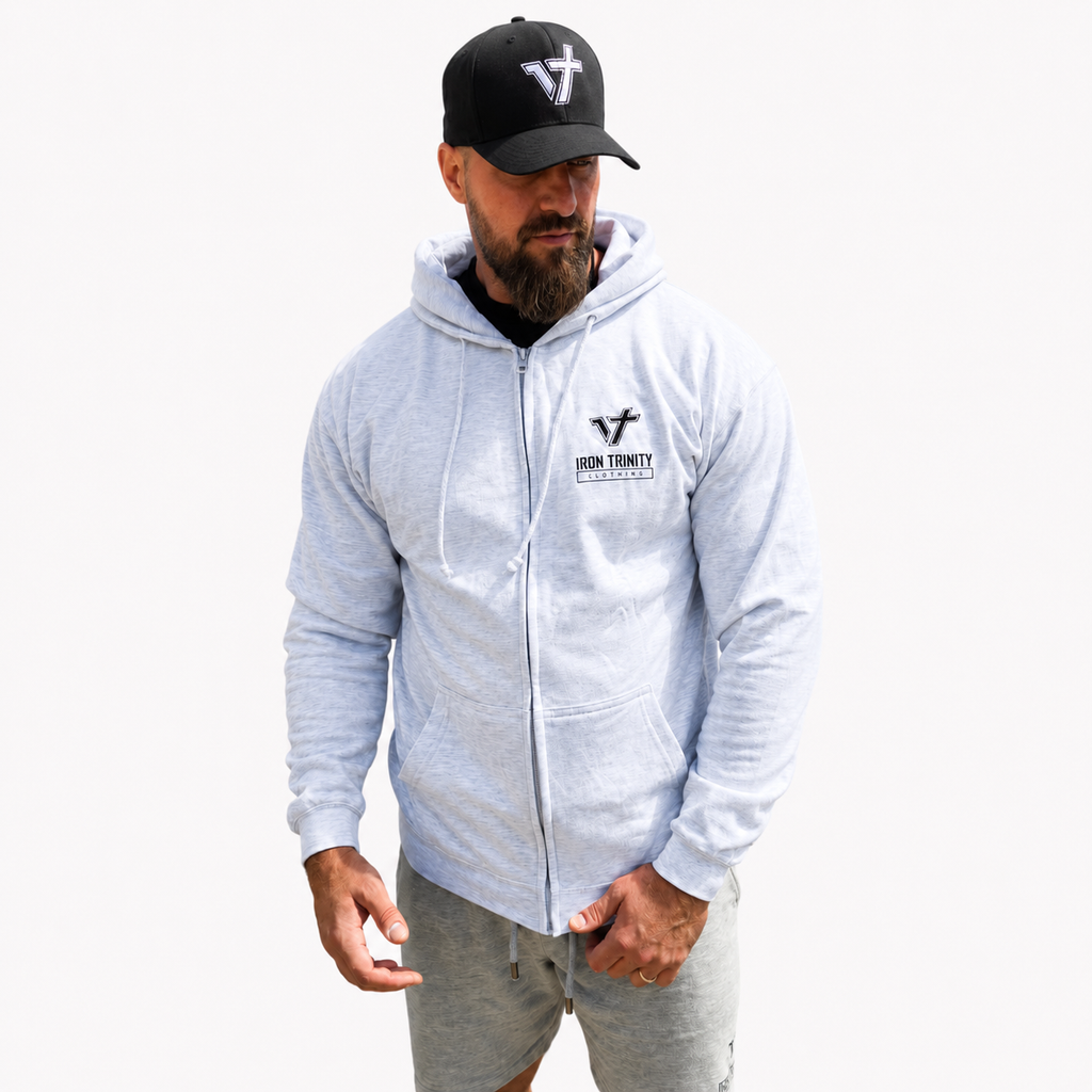 Graphic Zip Hoodie // Lion Design