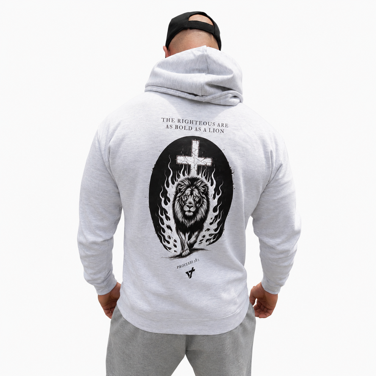 Graphic Zip Hoodie // Lion Design