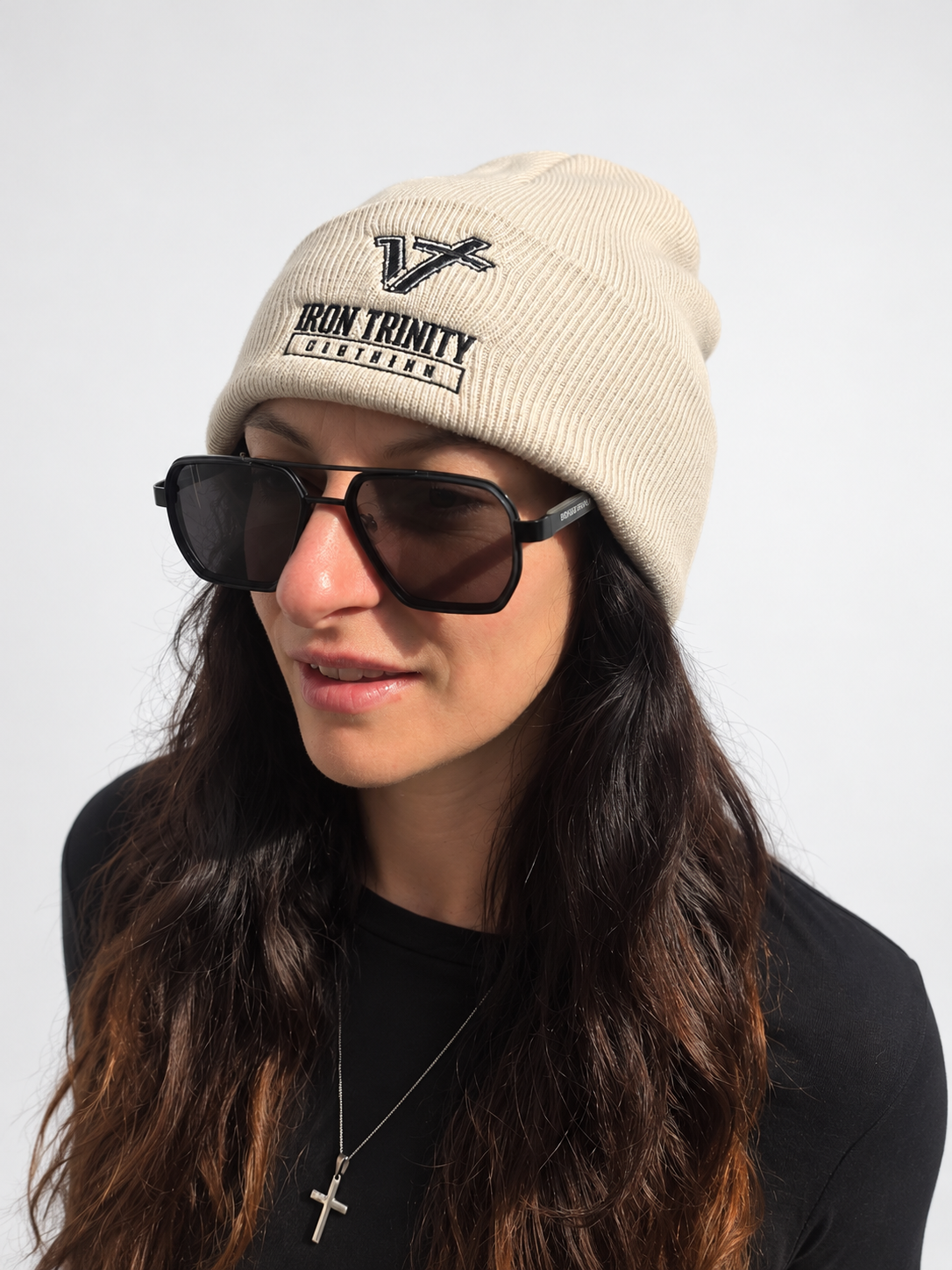 NEW! Pre-Order Embroidered Beanie Hat // Iron Trinity Logo