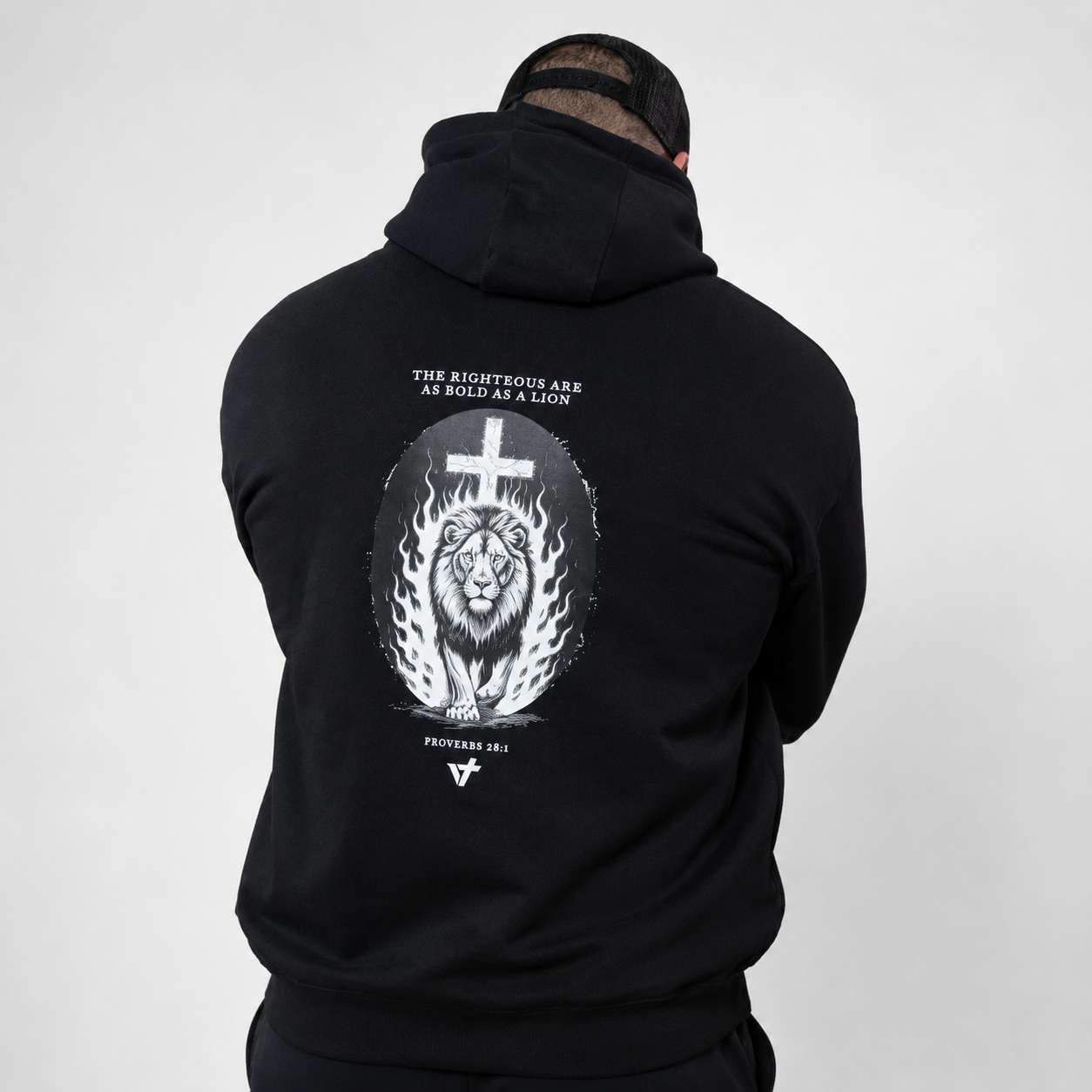 Lion Oversized Graphic Hoodie // Heavyweight Premium Unisex