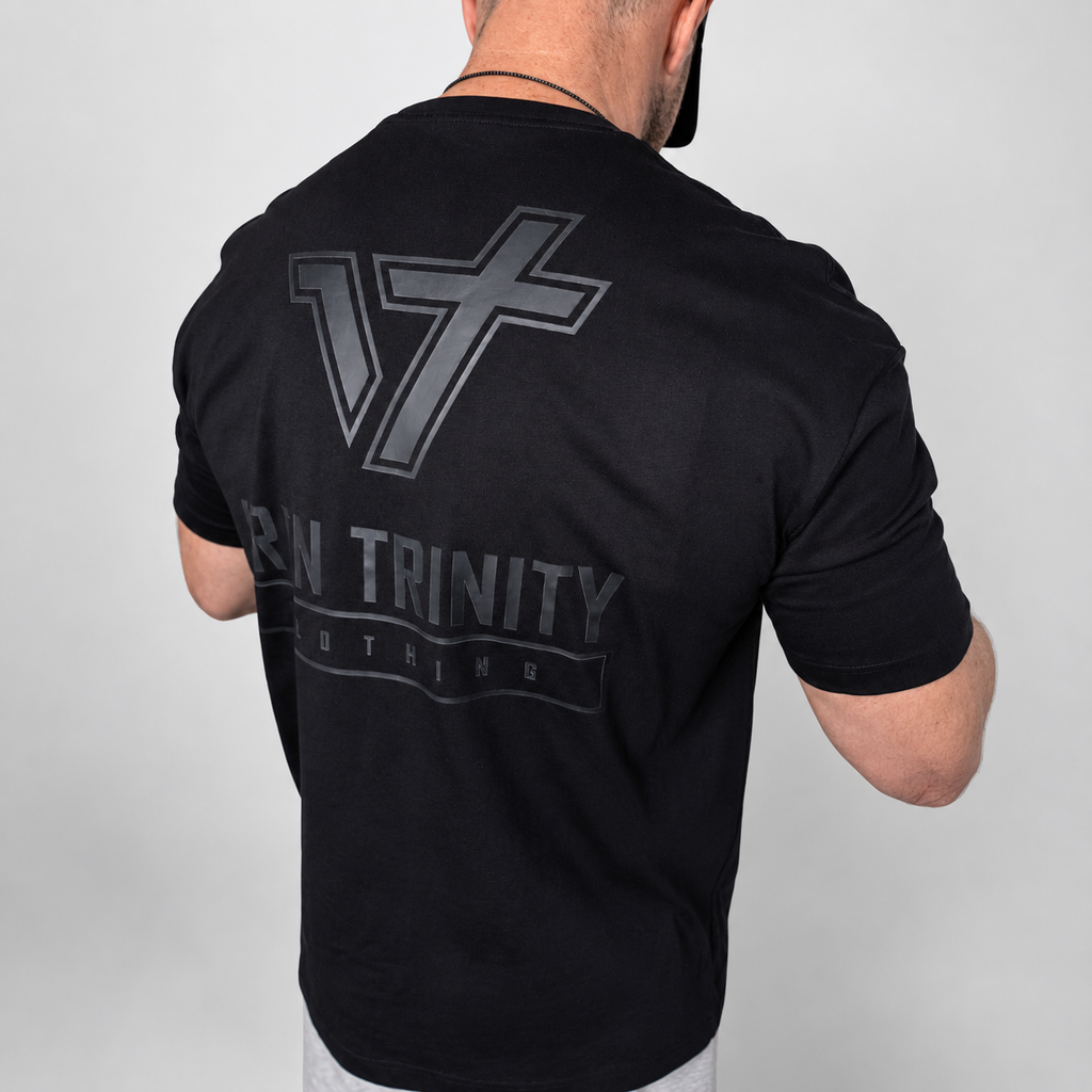 Black on Black Oversized Tee // Limited Edition
