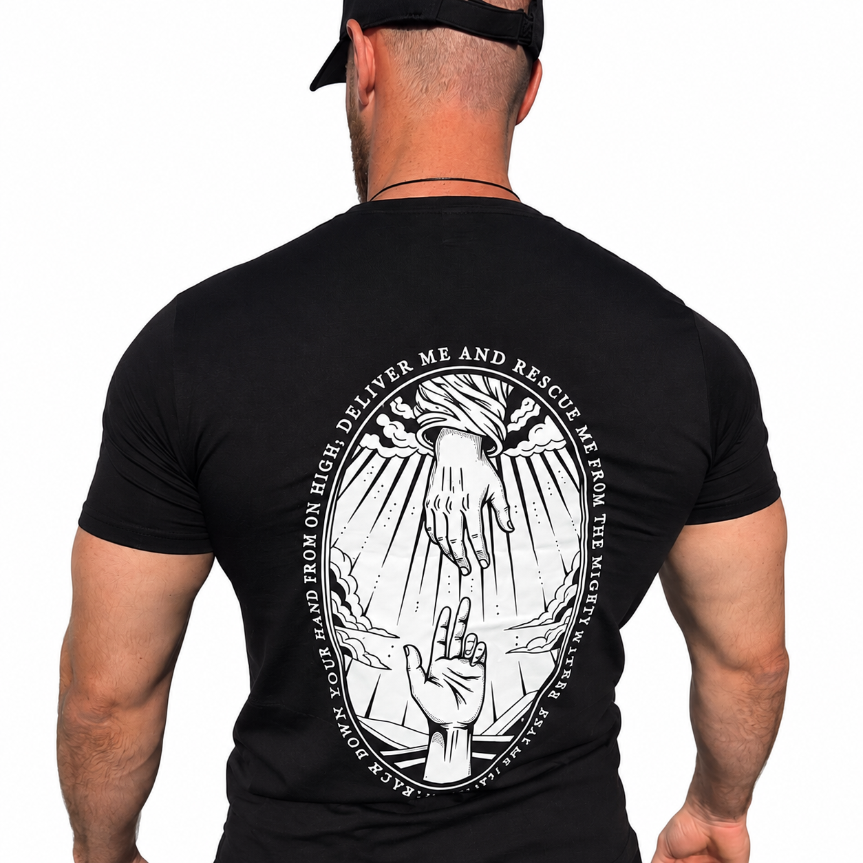 Hand of God Muscle Fit Tee // Premium Stretch Cotton