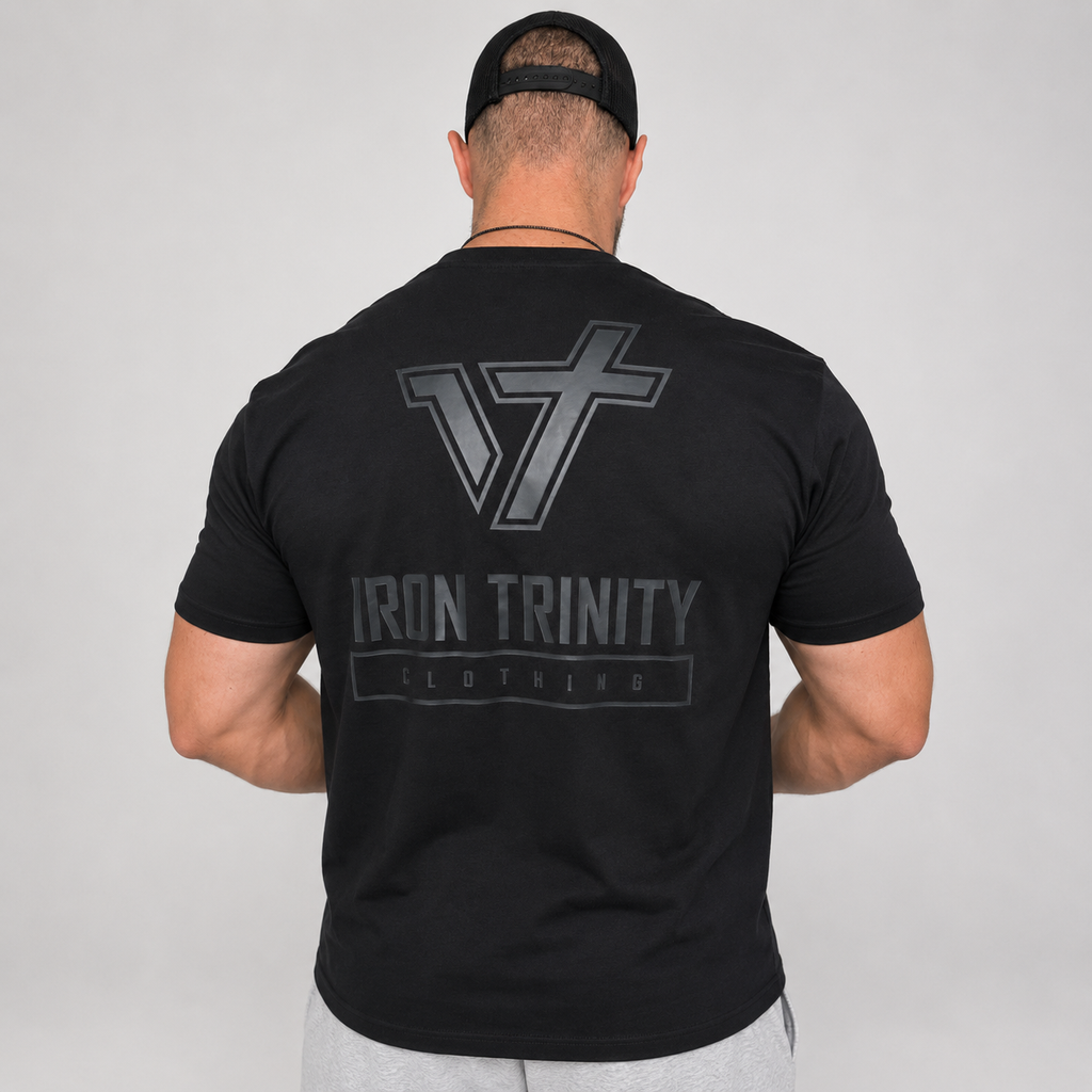 Black on Black Oversized Tee // Limited Edition