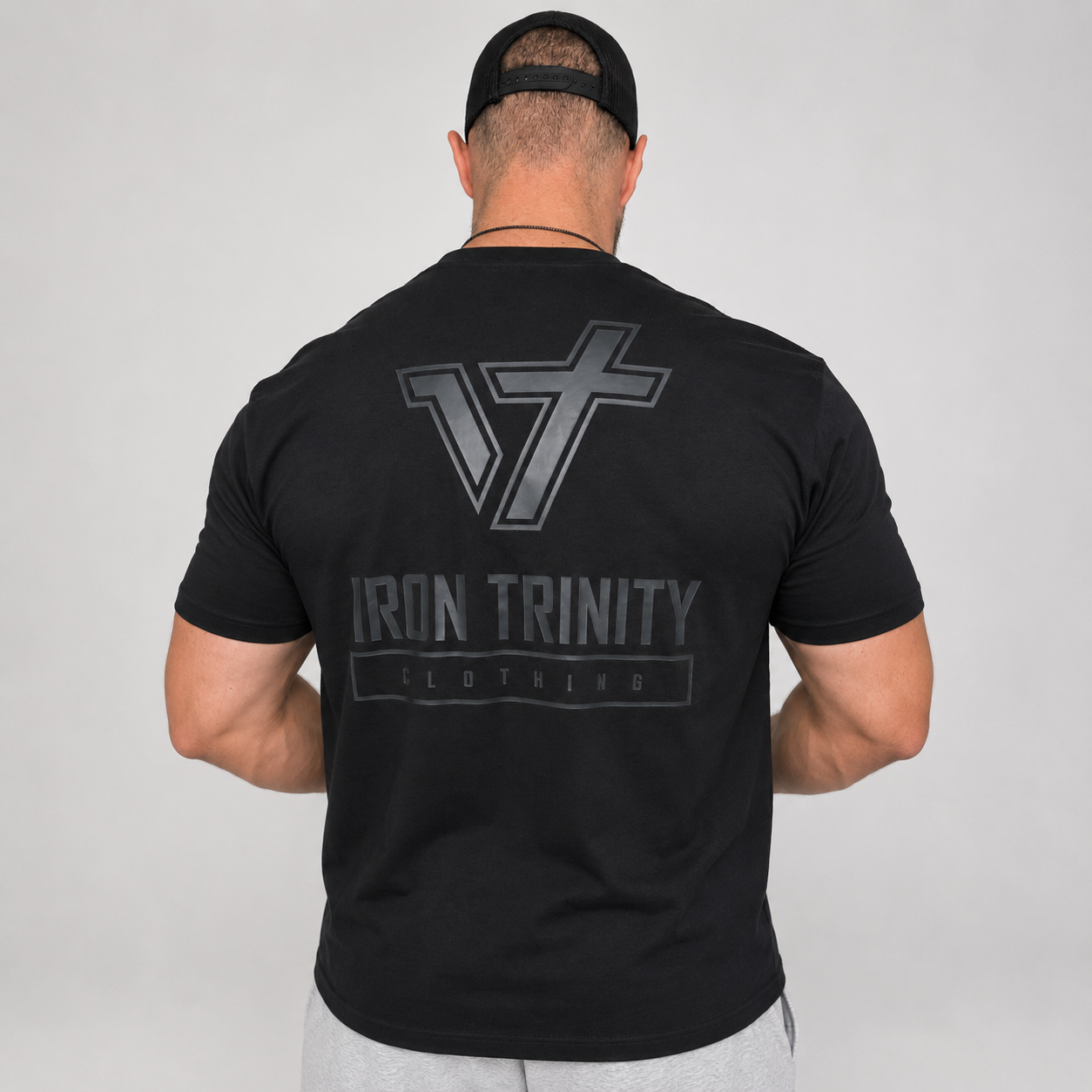 Black on Black Oversized Tee // Limited Edition
