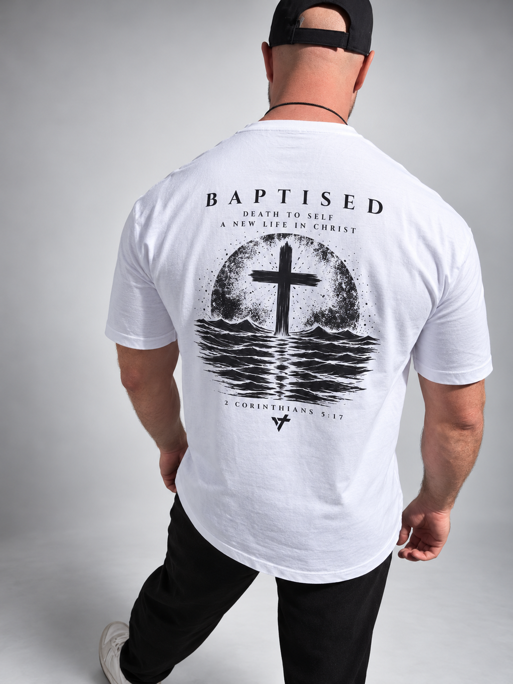 NEW - PRE ORDER Baptised Oversized Graphic Tee // Heavyweight Organic Cotton