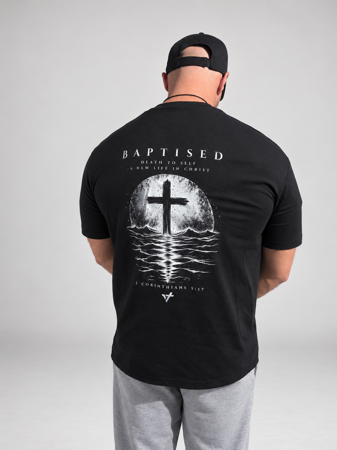 NEW - PRE ORDER Baptised Oversized Graphic Tee // Heavyweight Organic Cotton