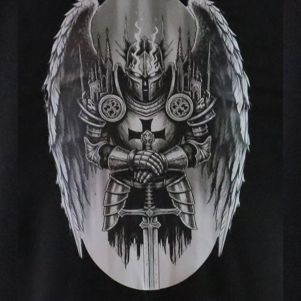 Arch Angel Oversized Graphic Hoodie // Heavyweight Premium Unisex