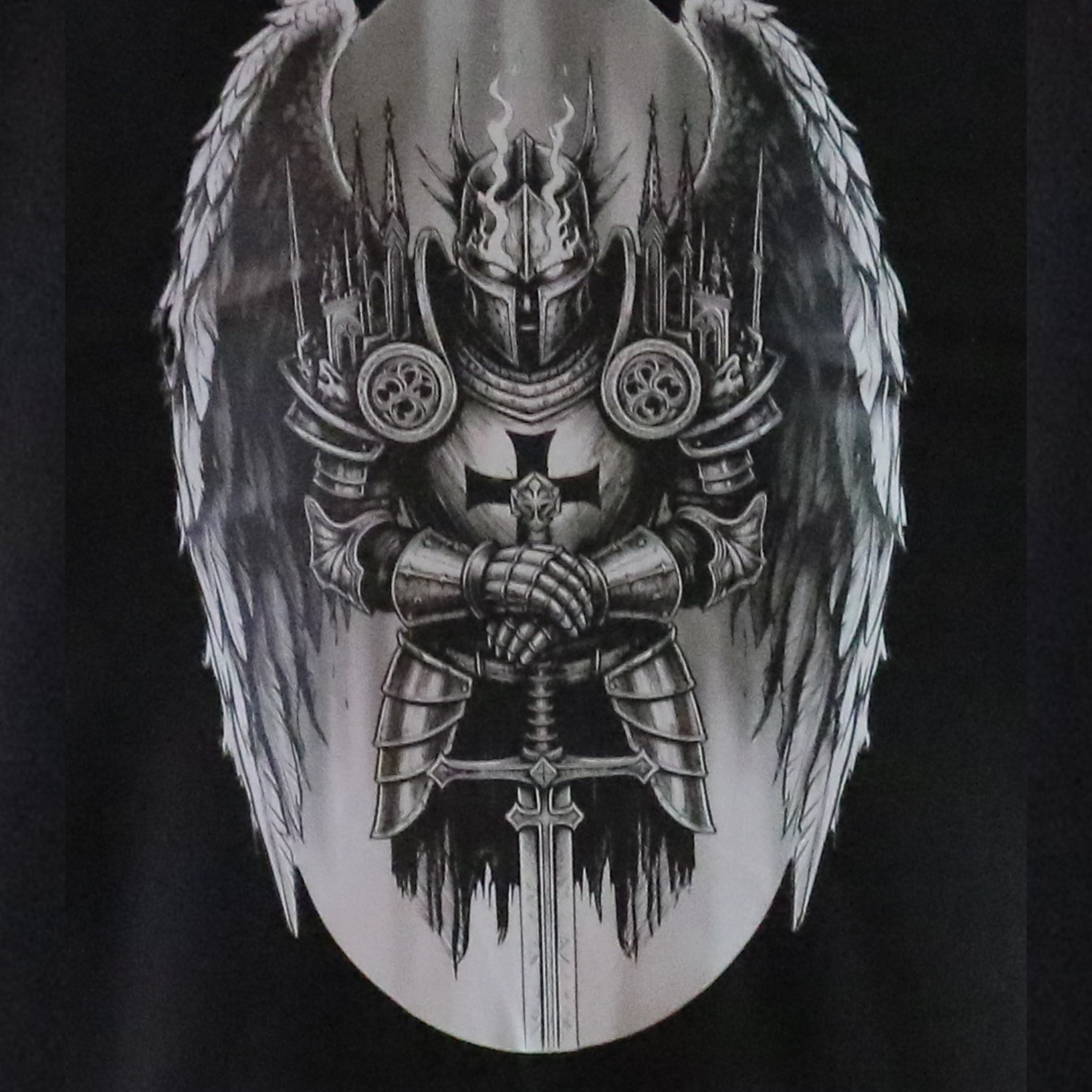 Arch Angel Oversized Graphic Hoodie // Heavyweight Premium Unisex